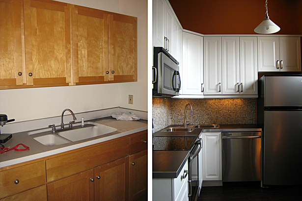 new kitchen (replacing kitchenette)