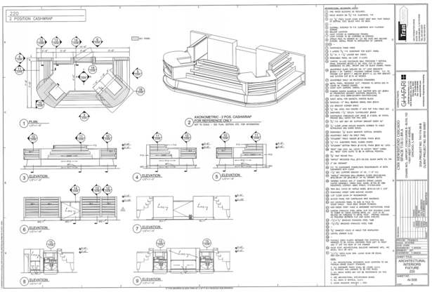 CNN Newsstand Millwork Details
