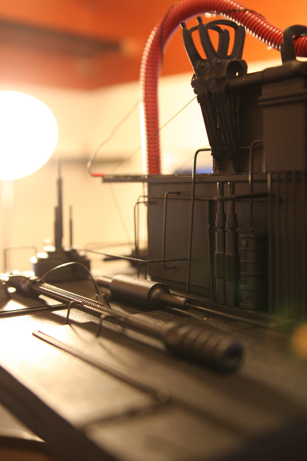 final physical model from found objects