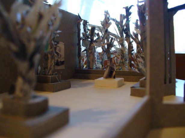 Detail of entrance foyer