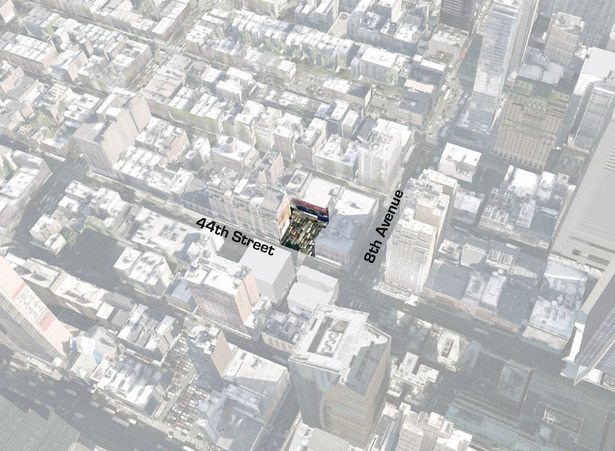 site located on forty-fourth street and near eight avenue