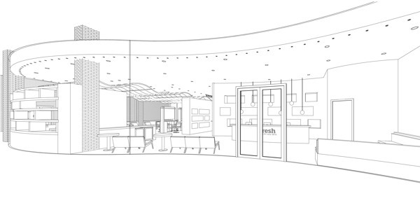 Fresh Salon Storefront Perspective.