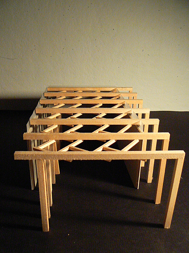 Model of roof