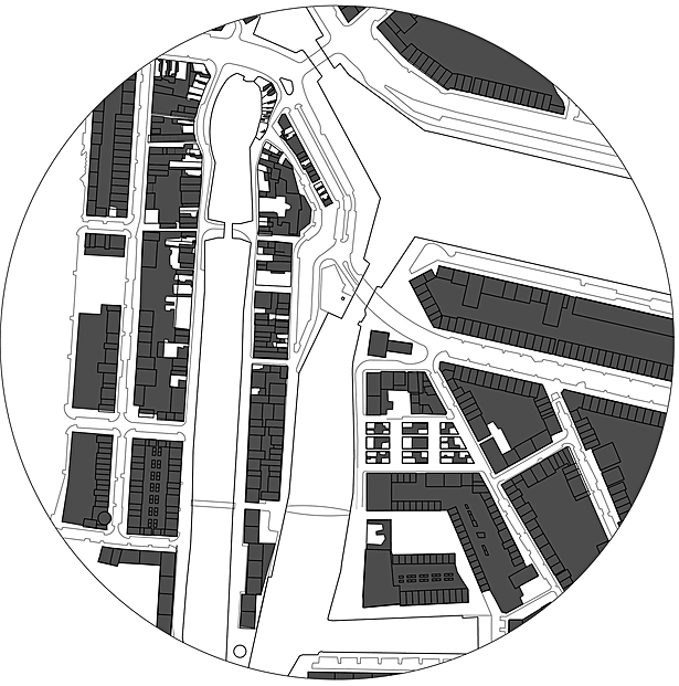 Nolli's map reworked for Delfshaven