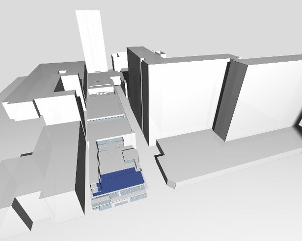 digital model by the Stubbins Associates