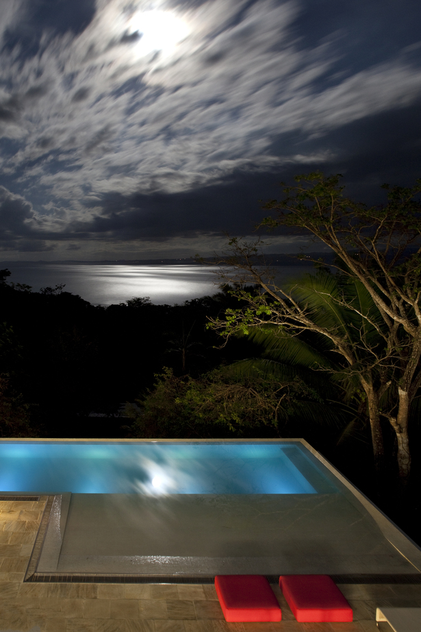 pool at night