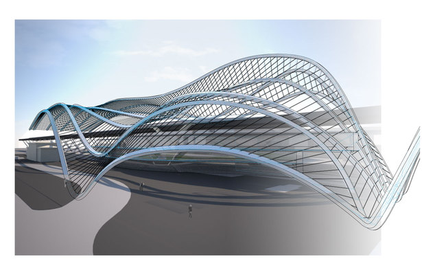 Diridon Station High Speed Rail, San Jose (Perkins+Will) 