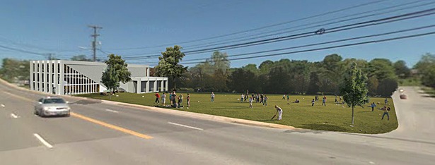 Proposed site with park