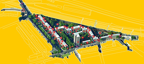 Birdseye of site