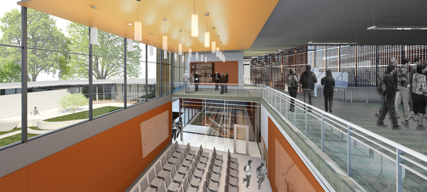 Crit Room Rendering: Revit Architecture