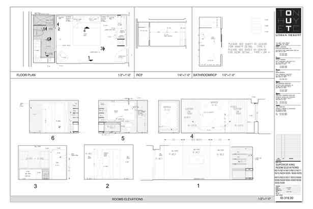 Enlarged hotel room- My sample drafting