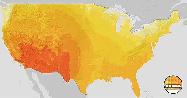 U.S. solar energy potential