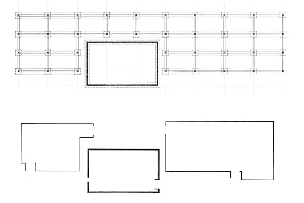 Structural grid and building enclosures