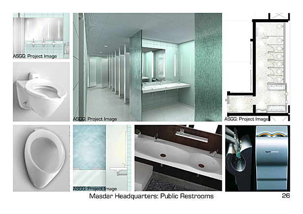 Restrooms.
