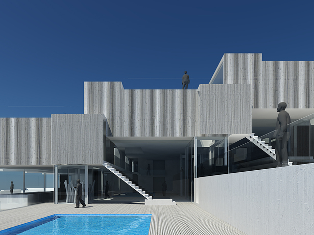 view from pool