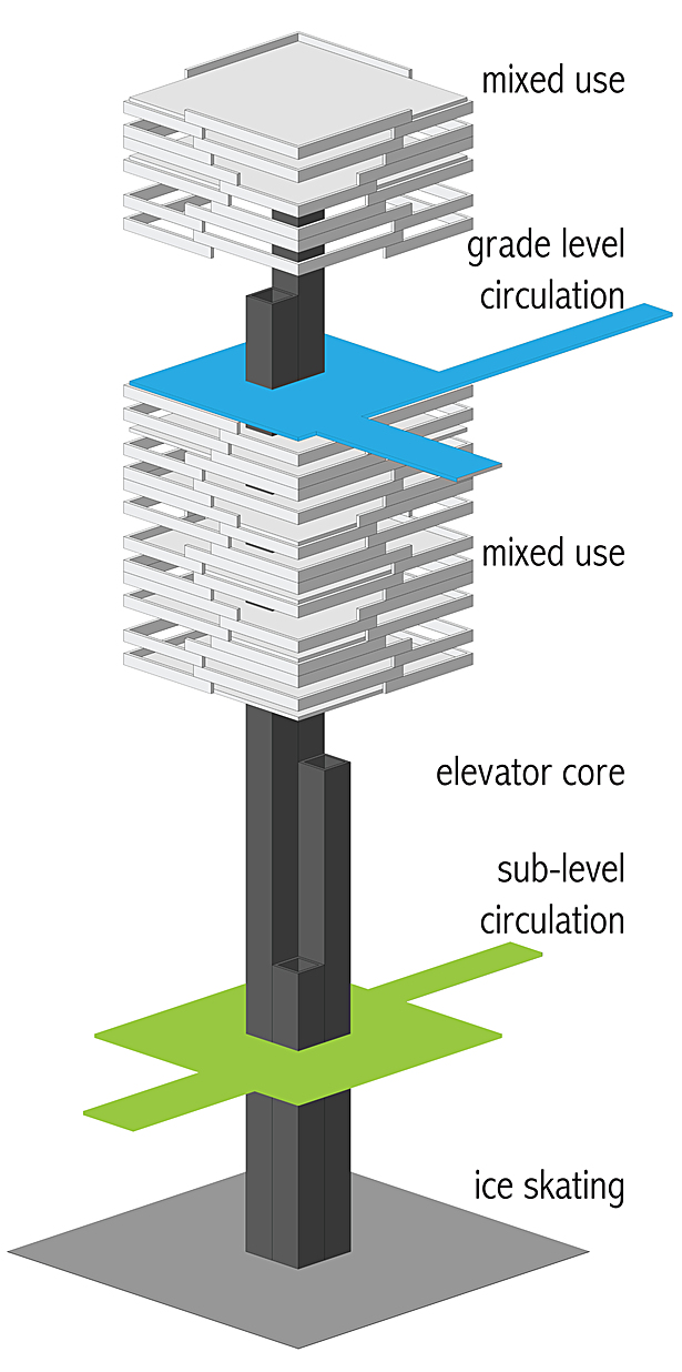 exploded axonometric