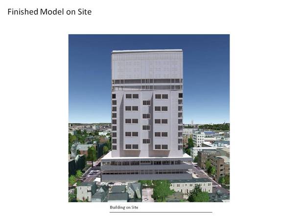 Final Laser Model on site, Photoshop
