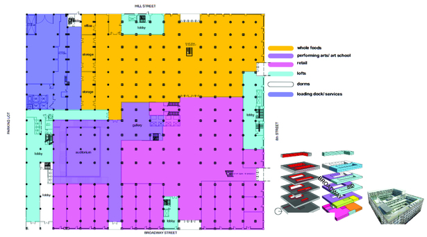 Ground Floor Plan and Overall Massing