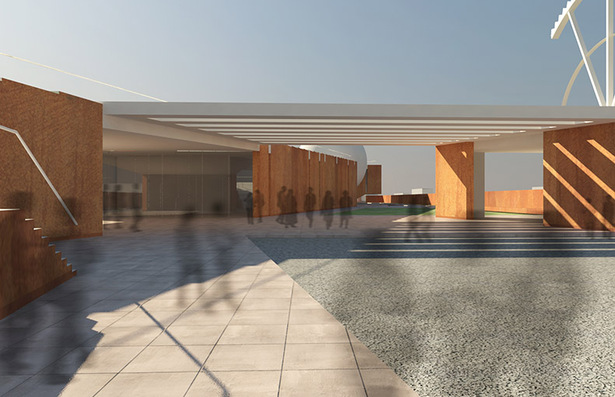 Central courtyard