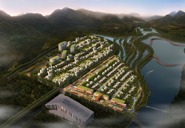 Bird's Eye View of Masterplan
