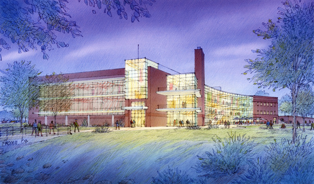 Rendering by Barry Gribe of Burt Hill