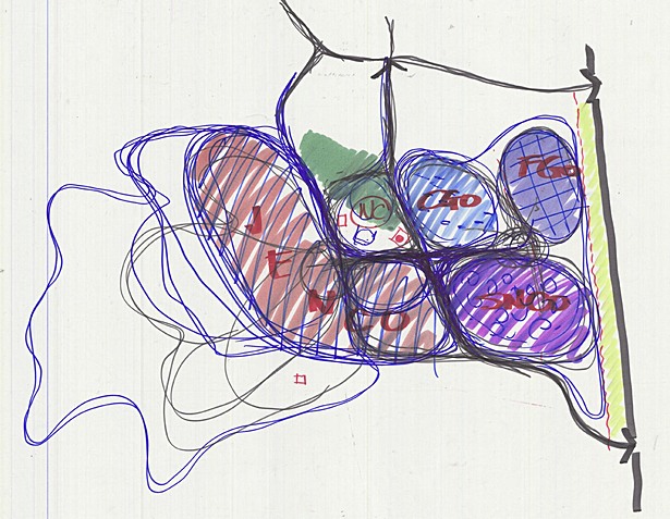 Early conceptual sketches.