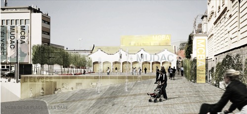 exterior view_from Placa de la Gare