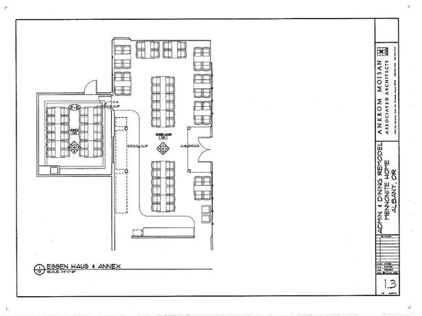 Flooring and Furniture Plan- Essen Haus & Annex 