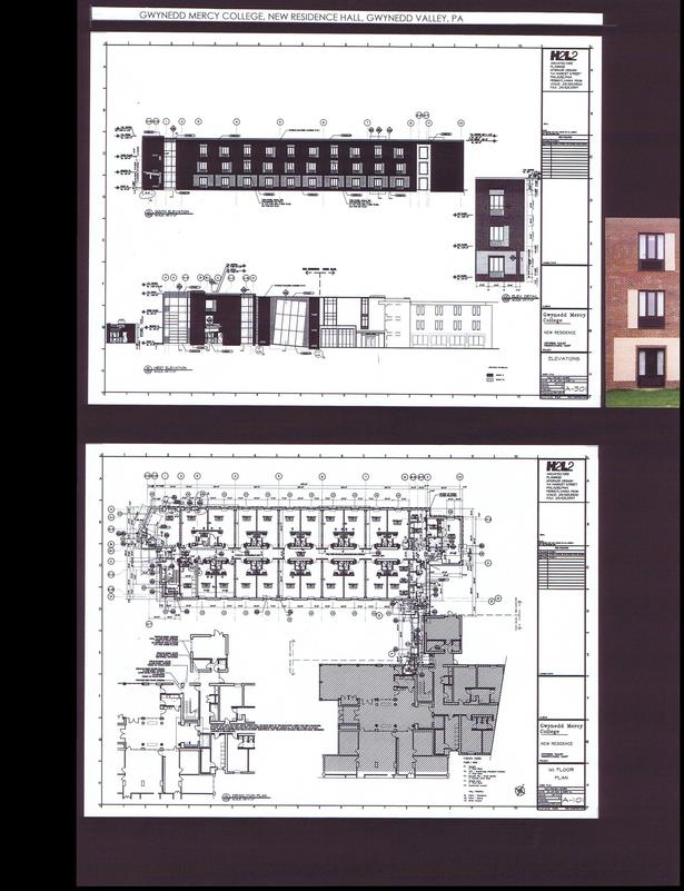 Elevation and 1st Floor Plan of the Second Addition