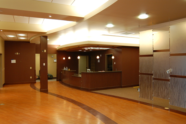 Opthalmology Suite Reception and Optical display space