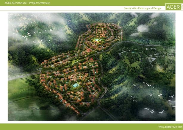 Birds Eye perspective of Villa Phase 1