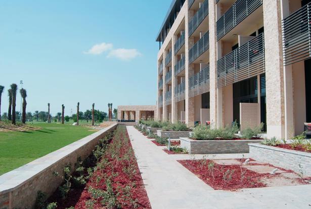 View towards golf course