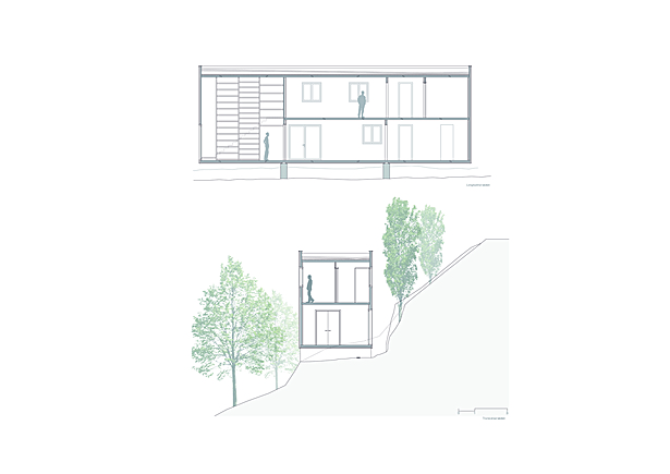 HARQUITECTES / house 205 / sections