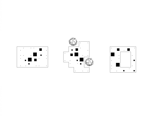  a different lay-out for each exhibition