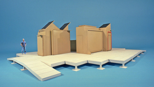 Hideaway House in the closed position with solar panels shown.