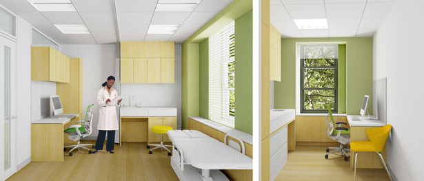 Typical exam room and counseling room