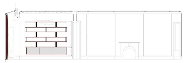 Parlor Level Interior Elevation