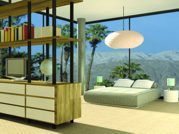 Guest Room (3Dmax rendering)