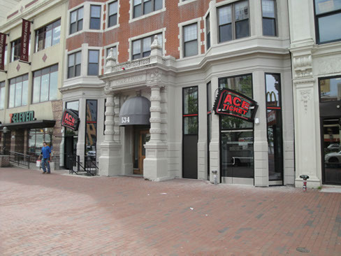 Exterior Work Ace Ticket Store Kenmore Square