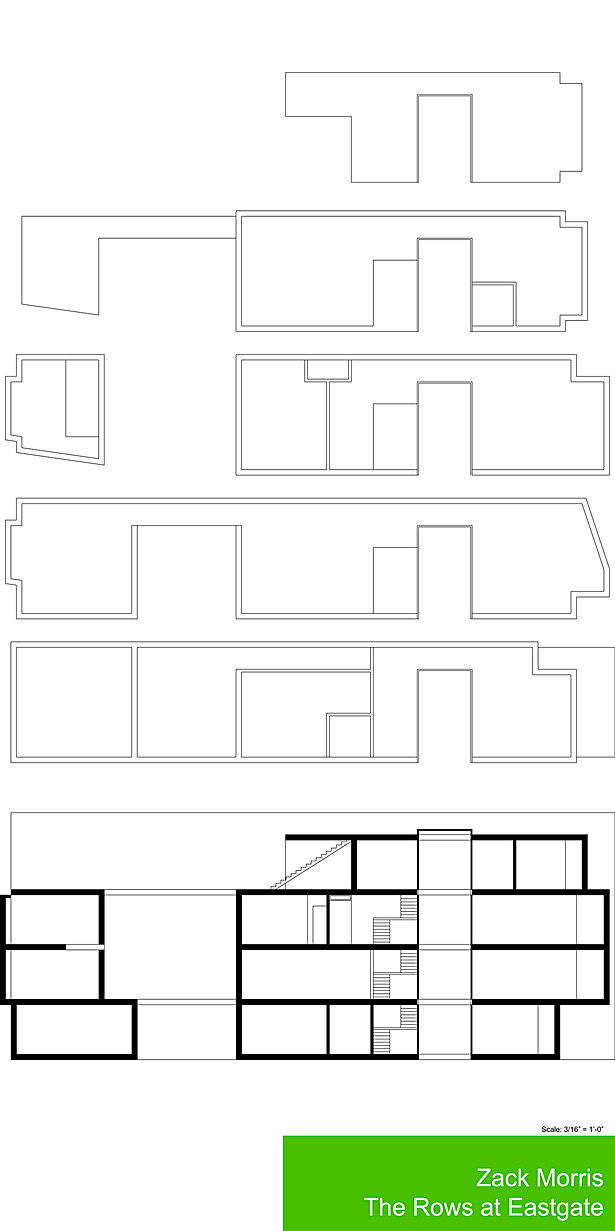 Floor Plans and Cross-Section