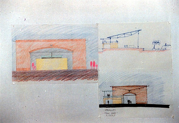 Early conceptual sketches.