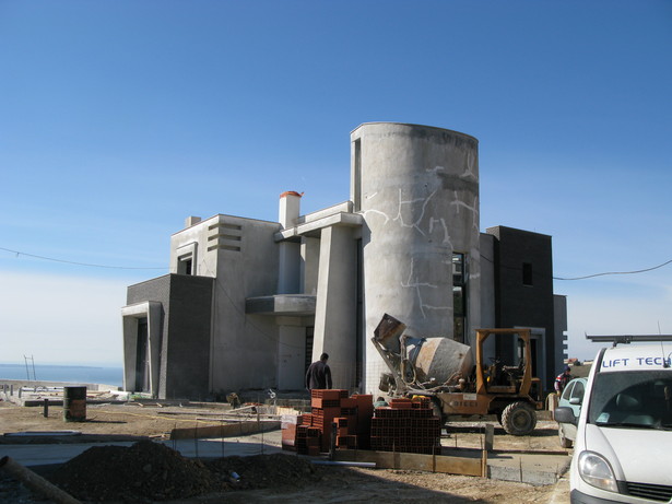 during the construction