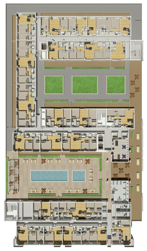 Courtyard Level Plan