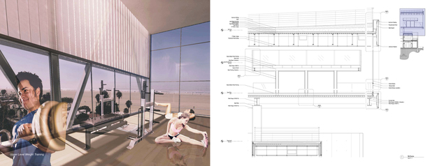 Weight Room and Wall Section Construction Document