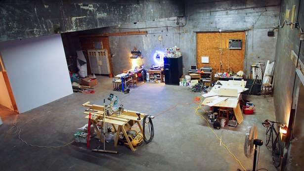 gallery area under construction