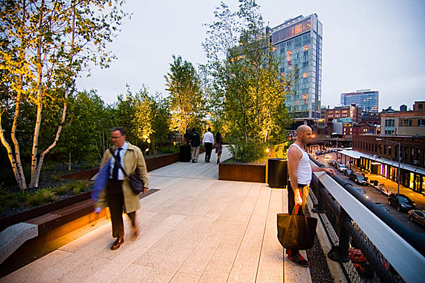 High Line Park shortly after it opened