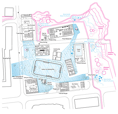 Cumulus - Grorud Center - Plan in Winter