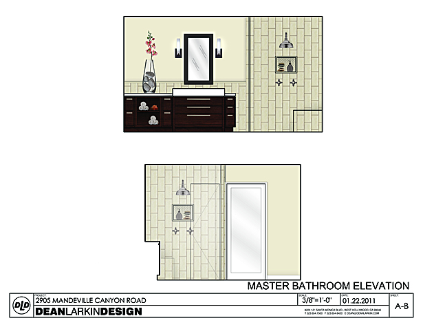 Master Bathroom - elevation