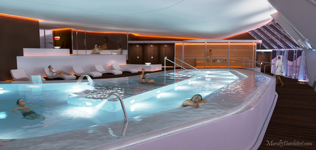 Metropolitan Sport Club and Spa Las Arenas, Barcelona-Designed by B+R Arquitectos