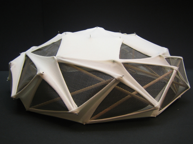 Tensegrity dome - prototype